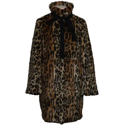 Mantel (Braun, Schwarz) von Erdem x H&M Acryl, Polyester, Viskose