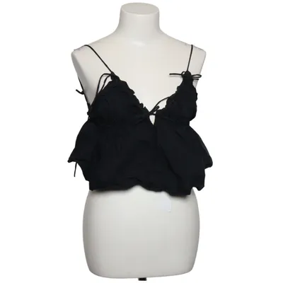 Halter neck top (Black) from Zara Cotton