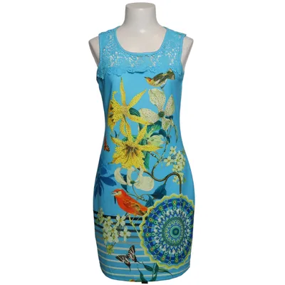 Kleid (Blau, Mehrfarbig) von 101 Idees Elasthan, Polyester