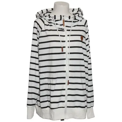 Hoodie (White, Black) from Misslook Polyester
