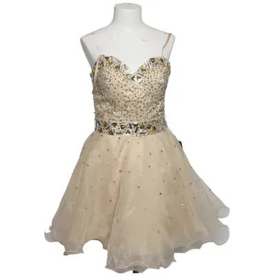 Cocktailklänning (Beige) från Izidress Polyester