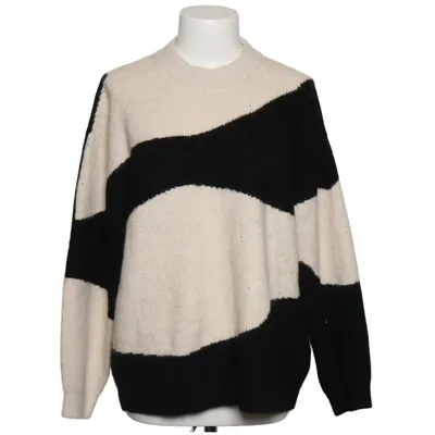 Tröja (Beige, Svart) från H&M Polyester, Akryl, Ull, Elastan
