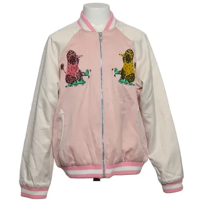 Blouson (Rose, Blanc) de Stella McCartney Kids Coton, Polyester
