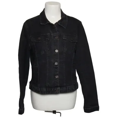 Denim jacket (Black) from Pull & Bear Cotton, Elastane, Polyester, Viscose