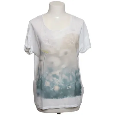 T-shirt (Vit, Blå, Flerfärgad) från Yest Polyester, Viskos