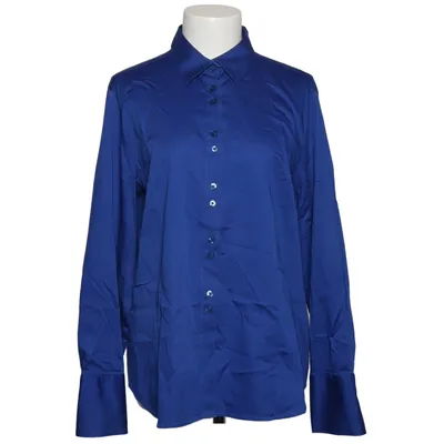 Blouse (Bleu) de Eterna Coton, Élasthane