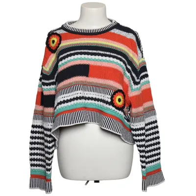Trui (Zwart, Meerkleurig) van Zara Knit Katoen, Polyester, Viscose