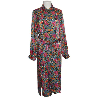 Maxi dress (Black, Multicolored) from Object Polyester