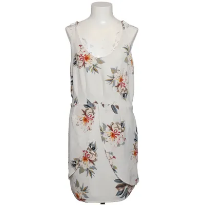 Dress (White, Multicolored) from StyleDome Polyester