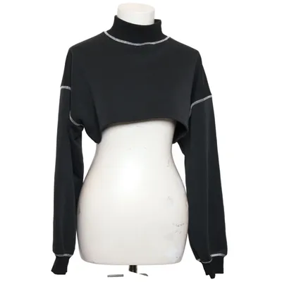 Crop top (Zwart) van Dazy Elastaan, Polyester
