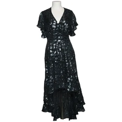 Wikkeljurk (Zwart, Zilver) van Ba&sh Metallvezel, Polyester, Zijde