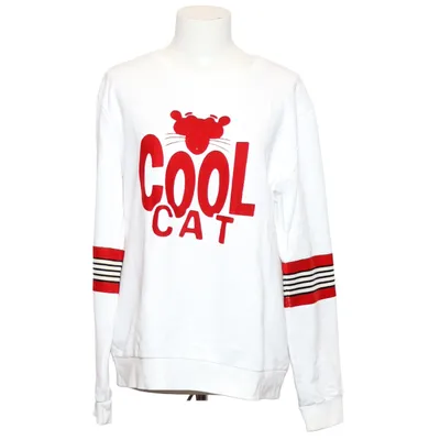 Sweatshirt (White, Red) from Pinko Cotton, Elastane