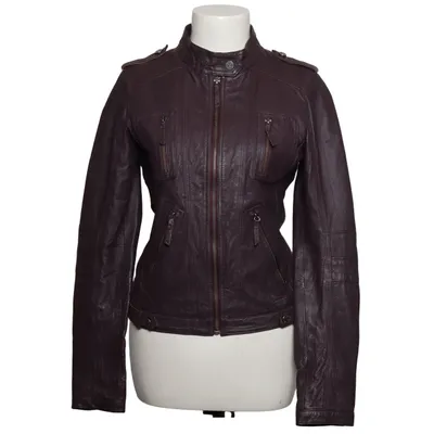 Leather jacket (Purple) from One Green Elephant Leather, Polyester