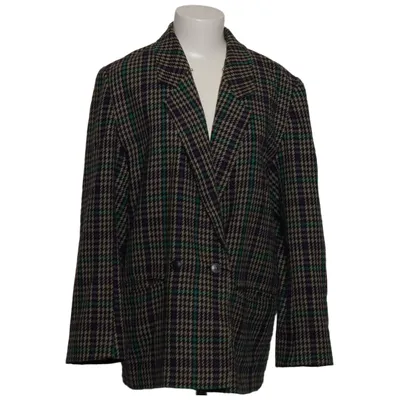 Blazer (Grå, Grøn, Lilla) fra Almina Akryl, Polyester, Uld