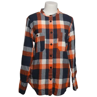 Flannel skjorte (Blå, Orange, Hvid) fra Snow Tech Økologisk bomuld