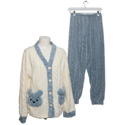 Pyjamas (Vit, Blå) Polyester