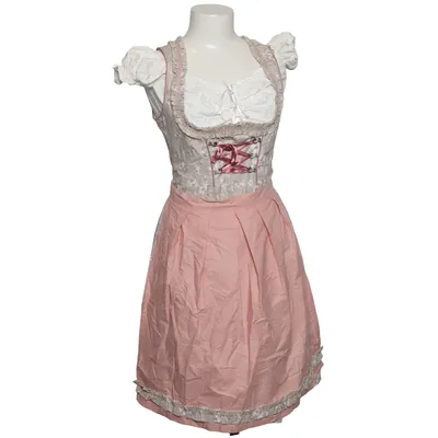 Dirndl (Rosa, Beige, Vit) från Golden-Trachten Bomull, Polyester