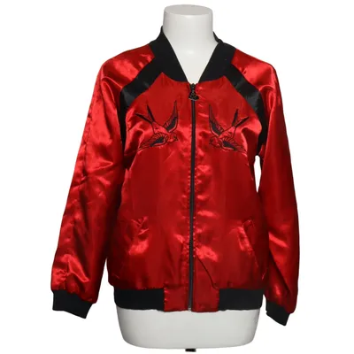 Bomber jacket (Red, Black) from Hell Bunny Polyester