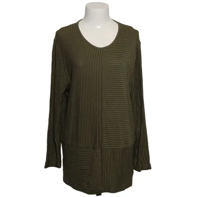 Lange mouwen shirt (Groen, Beige) van DW Shop Katoen, Viscose