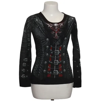 Long sleeve T-shirt (Black, Red, Gray) from Spiral Cotton