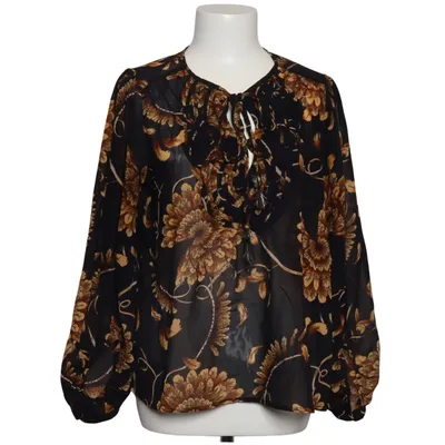 Blouse (Black, Gold, Brown) from River Island Polyester