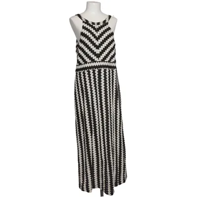 Robe longue (Noir, Blanc) de Summum Coton, Élasthane, Fibre métallique, Polyester, Viscose