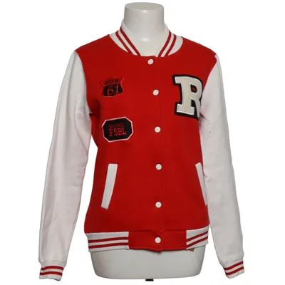 Varsity jacket (Red, White) from Urban Diva Cotton, Polyester
