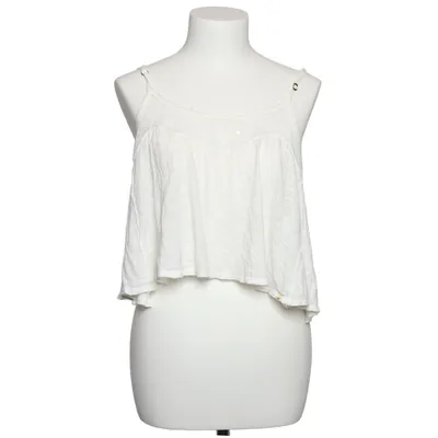 Crop top (White) from Hollister Cotton, Modal, Polyester