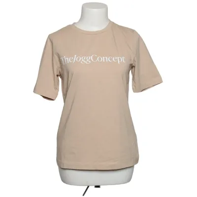 T-shirt (Beige) fra The Jogg Concept Bomuld, Elastan