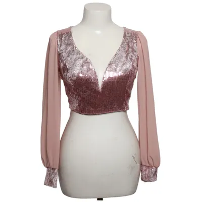 Crop top (Rosa) från L&S Elastan, Polyester