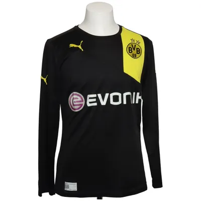 Football jersey (Black, Yellow) from Puma Polyester