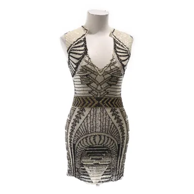 Cocktail dress (White, Black, Gold, Multicolored) Elastane, Polyamide