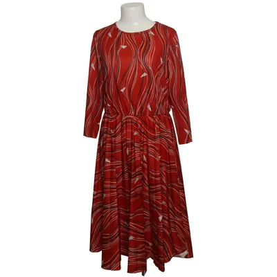 Klänning (Röd, Vit, Svart) från Kays Polyester