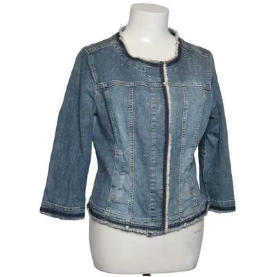 Denimjakke (Blå) fra Comma Bomuld, Elastan