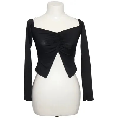 Crop top (Sort) fra AsYou Elastan, Polyester