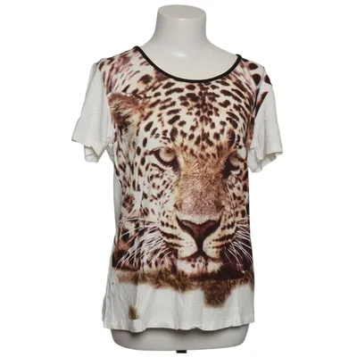T-shirt (Weiß, Braun, Mehrfarbig) von Sarah Kern Elasthan, Viskose