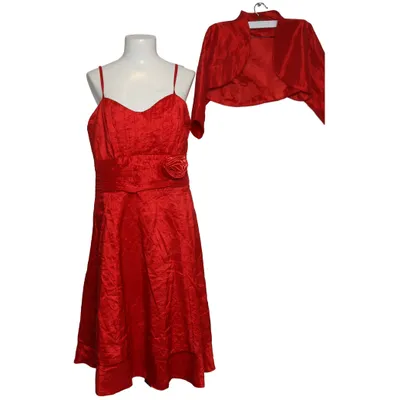 Cocktailklänning (Röd) från Venitti Polyester, Viskos