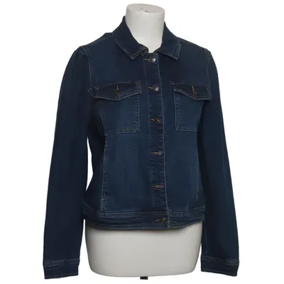 Denim jacket (Blue) from Curve Appeal Cotton, Elastane, Polyester, Viscose