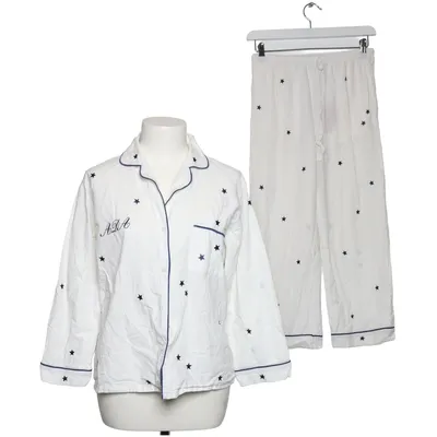 Pyjamas (Vit, Blå) från Mini Lunn Bomull