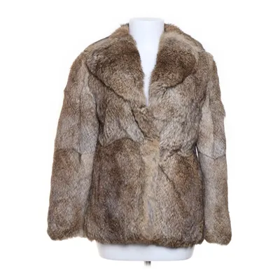 Pälsjacka (Grå, Brun)