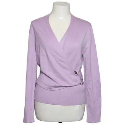 Cardigan cache-cœur (Violet) de MOTF Acrylique, Polyamide, Polyester