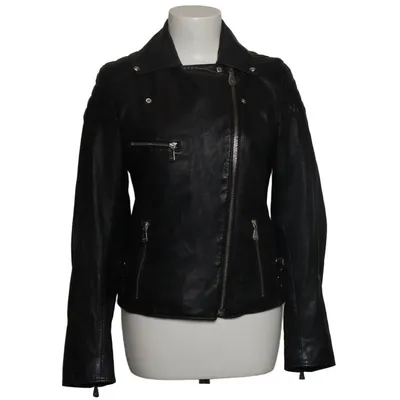 Biker jacket (Black) from McQ by Alexander McQueen Leather, Viscose