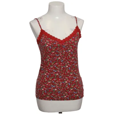 Tanktop  (Rød, Flerfarvet) fra King Louie Elastan, Viscose