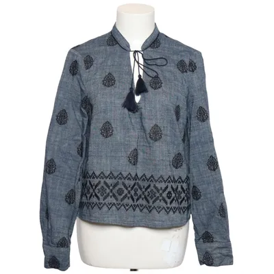 Blus (Blå, Svart) från Zara Bomull