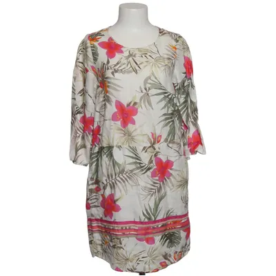 Dress (White, Multicolored) from Malvin Linen