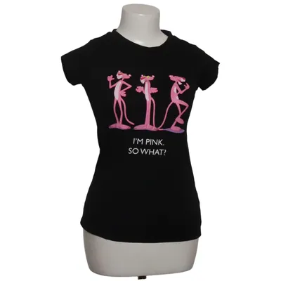 T-shirt (Noir, Rose) de Pink Panther Coton, Élasthane