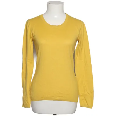 Sweater (Gul) fra Hallhuber Kashmir, Bomuld, Silke, Viscose