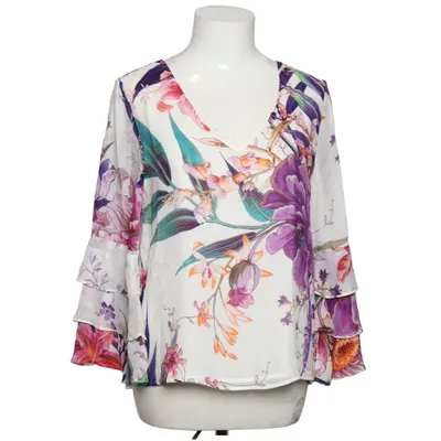 Blus (Vit, Lila, Flerfärgad) från Hallhuber Donna Silke, Viskos