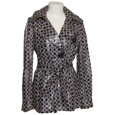 Trenchcoat (Lila, Grå, Svart) från Dept Bomull, Polyuretan