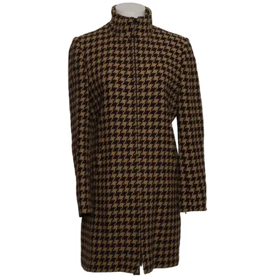Mantel (Braun, Beige) von Damo Donna Acetat, Polyamid, Wolle